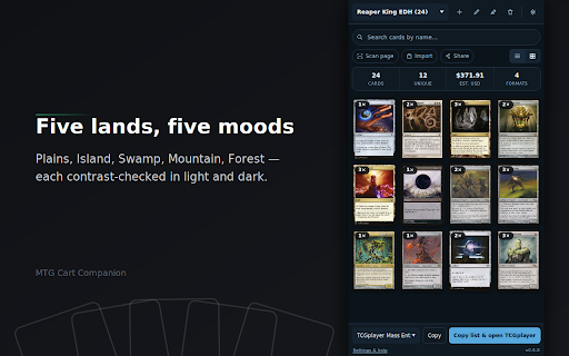 MTG Cart Companion screenshot