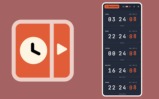 SidePanel Clock Pro screenshot
