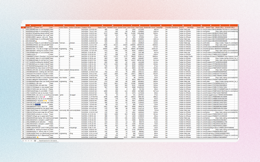 TweetExporter - Export Tweets screenshot