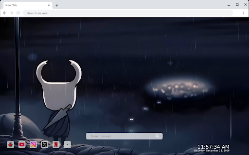 Silent Hero of Hallownest Live Wallpaper screenshot