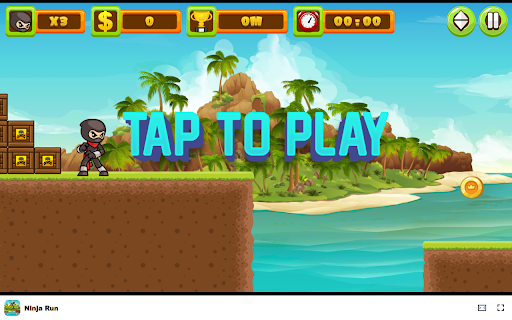 Ninja Run Game in Browser - Free & Offline available screenshot