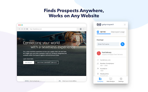 Email Finder - GetProspect screenshot