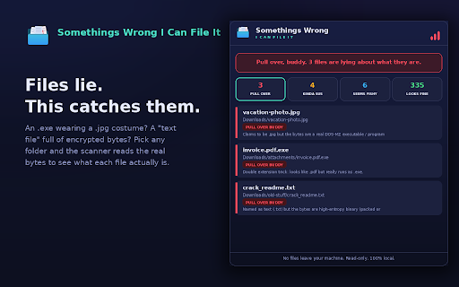 Somethings Wrong I Can File It screenshot