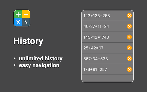 Calculator app screenshot