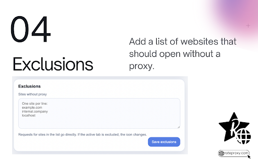 RateProxy — менеджер и переключатель прокси screenshot