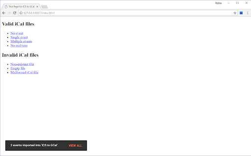 ICS to GCal screenshot