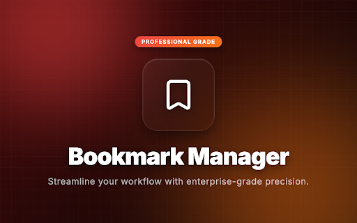 Bookmark Manager & Quick Search screenshot