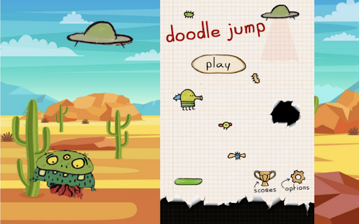 Doodle Jump Original screenshot