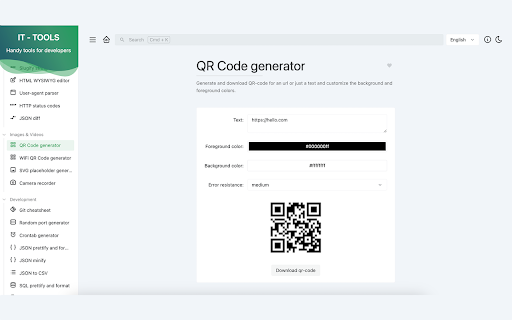 IT Tools screenshot
