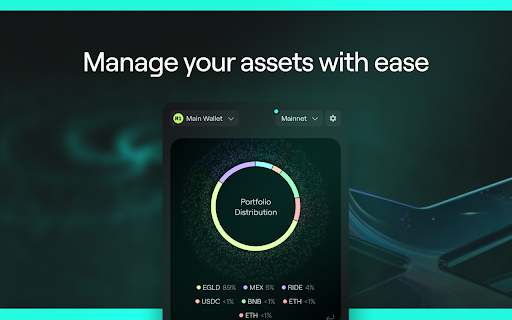 MultiversX Wallet screenshot