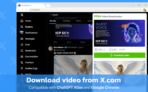 Video Downloader for Atlas & Chrome screenshot