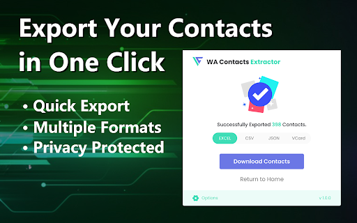 WA Contacts Extractor & Group Number Download | wa-contacts-extractor.com screenshot
