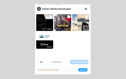 Twitter Media Downloader screenshot