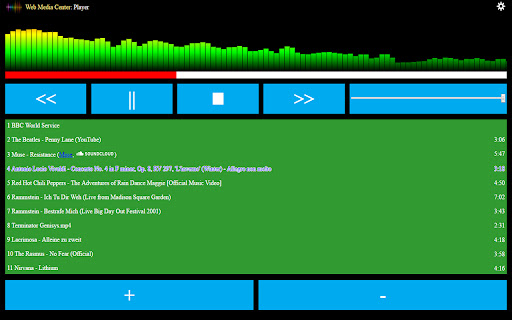 Web Media Center screenshot