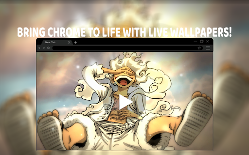 Luffy in Gear 5 Live Wallpaper screenshot