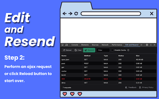 [Experiment] Edit and Resend: Ajax Request Debugger in Chrome DevTools screenshot