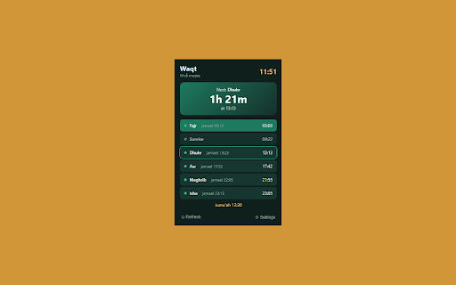 Waqt - Prayer Times screenshot