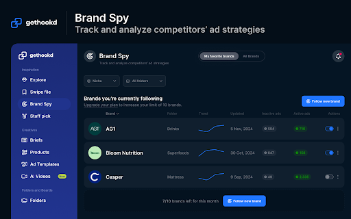 GetHookd.AI - Save ads from various libraries - Generate Ads screenshot