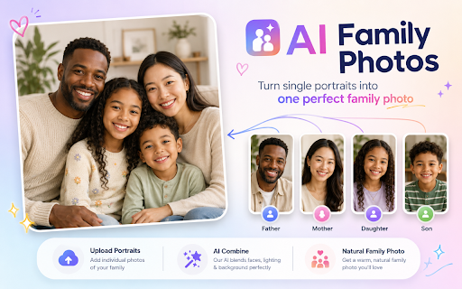 AI Family Photos - AI Family Portrait Generator screenshot