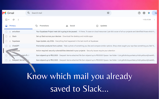 Gmail to Slack - Webclipper, Screenshot screenshot