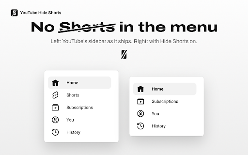 Hide YouTube Shorts — Block & Remove Shorts from Your Feed screenshot