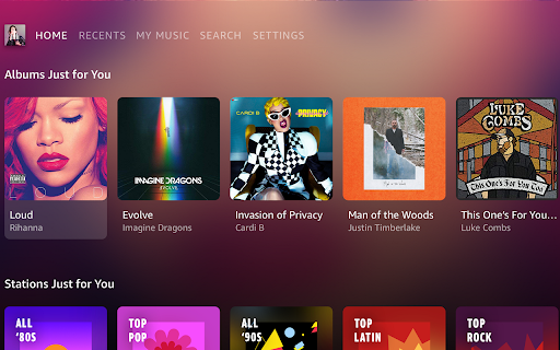 Cloud Music Web Player screenshot