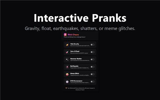 Web Chaos - Funny Website Pranks screenshot