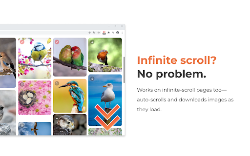 One-click image downloader - Grabit screenshot