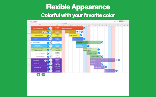 iGanttChart: Gantt Chart App screenshot
