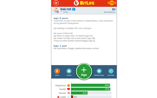 BitLife Life Simulator Unblocked screenshot