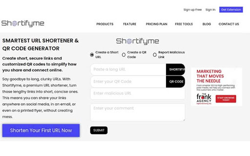 ShortifyMe | Short Links and QR Codes screenshot
