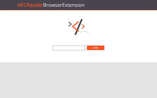 NFC Reader - Browser Extension screenshot