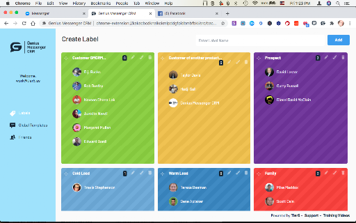 Genius Messenger CRM screenshot