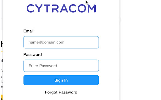 Cytracom Chrome Extension screenshot