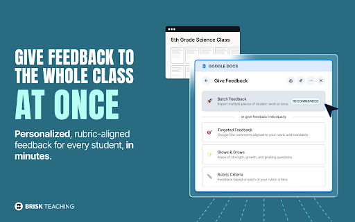 Brisk Teaching - AI that Works Where Teachers Work screenshot