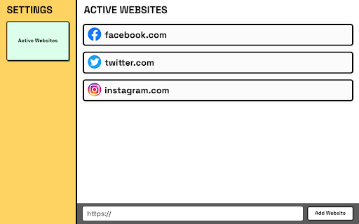 Control screenshot