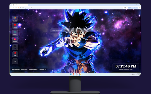Goku Ultra Instinct Universe Dragon Ball Super Live Wallpaper screenshot