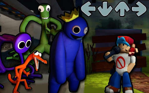 FNF vs Rainbow Friends screenshot