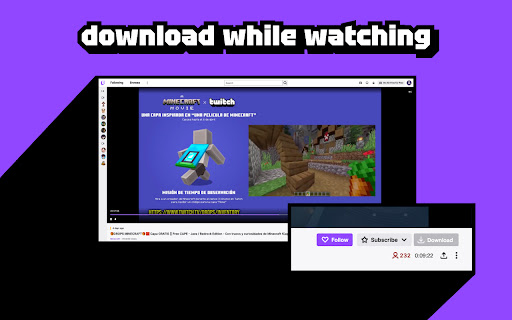 Twitch VOD Downloader - Dwitch screenshot