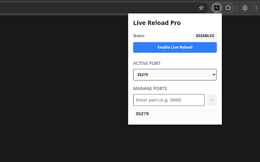 Live Reload Pro screenshot