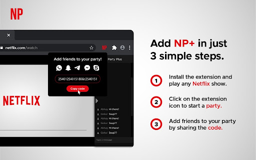 Netflix Party screenshot