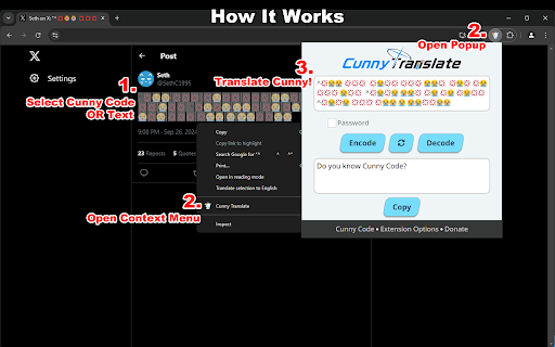 Cunny Translate screenshot
