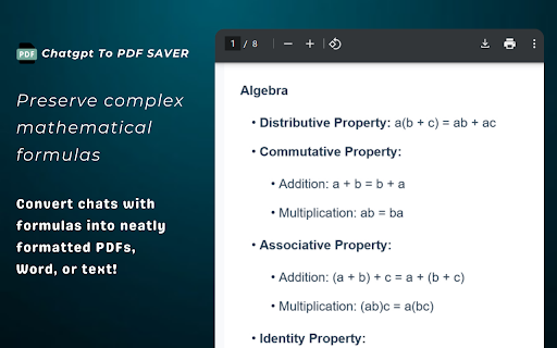 AI Chat Exporter: Save ChatGPT, Claude, Gemini & Deepseek as PDF/TXT/WORD screenshot