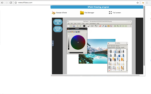 XPaint image editor and painter screenshot