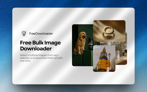 Free Image Bulk Downloader - Select & Download Multiple Images screenshot