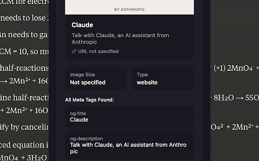 MetaPeek - Open Graph Viewer screenshot