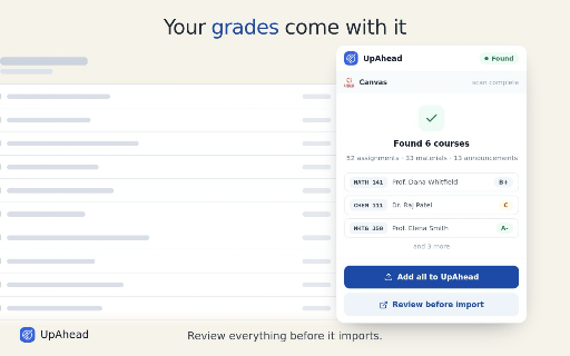 UpAhead Sync Companion screenshot