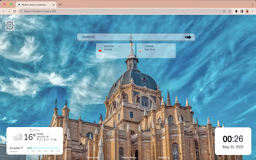 Modern Search screenshot