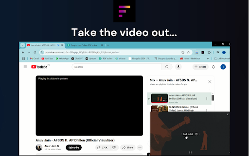 Floater: Watch Any Video in a Resizable Floating Window screenshot