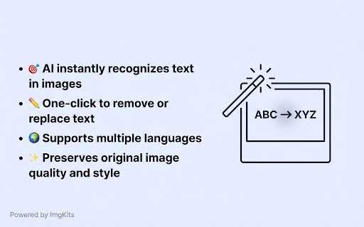 AI Image Text Editor screenshot